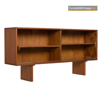 danish teak china cabinet