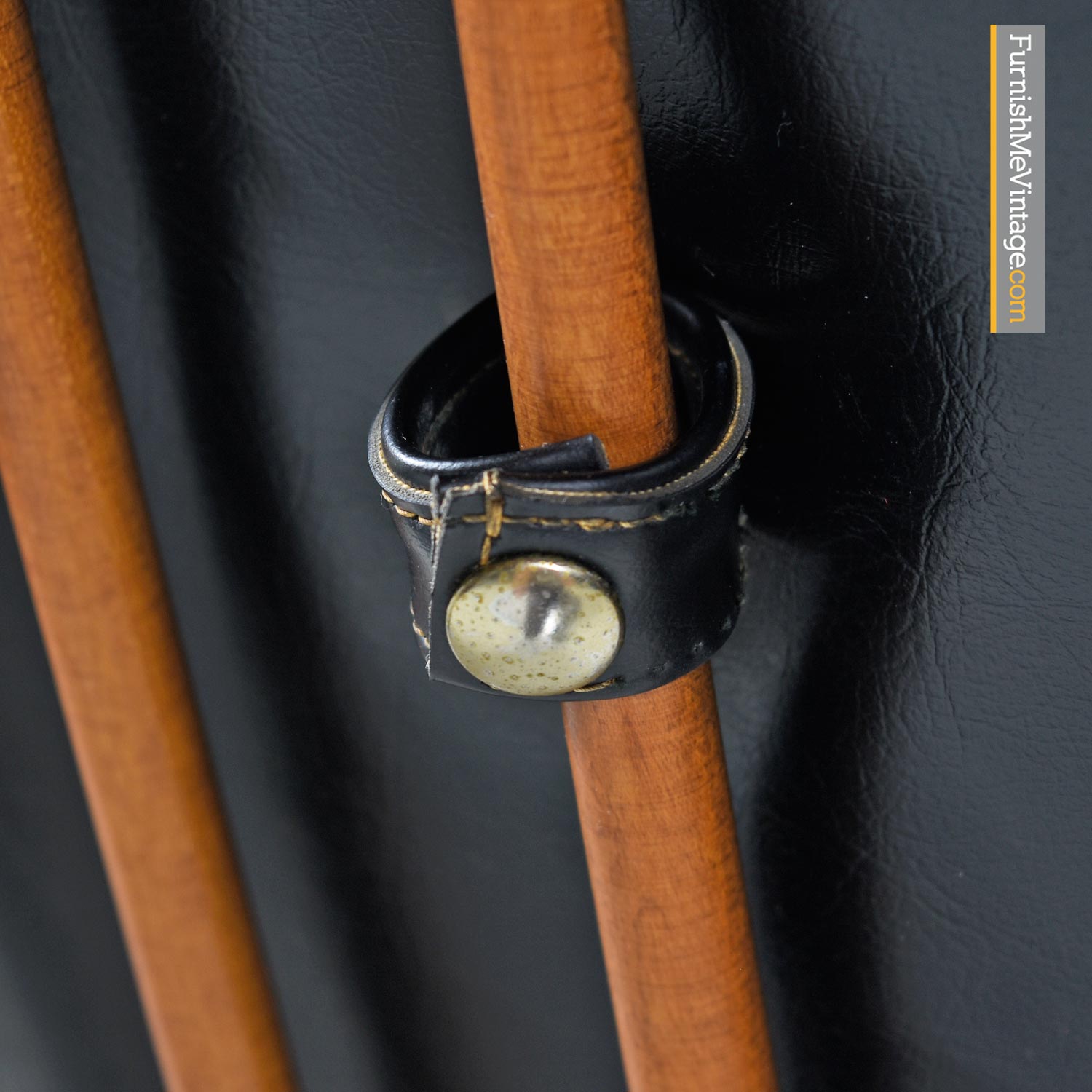 Heywood Wakefield 710D Swivel Rocker Lounge Chair & Ottoman