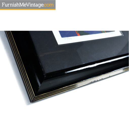 mouly black frame gold trim
