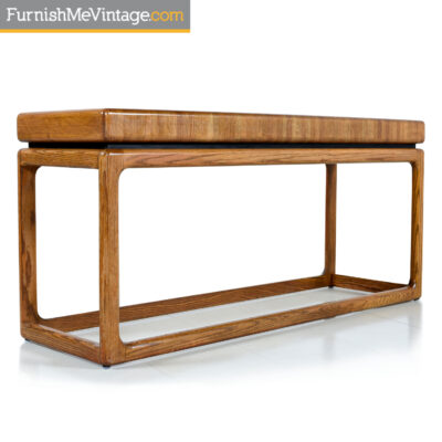 oak console table