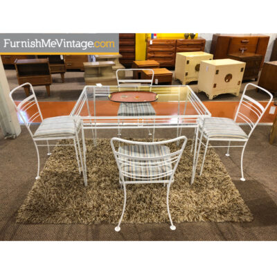 vintage outdoor dining set