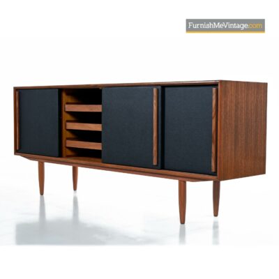 Gunni Oman Teak credenza with black doors