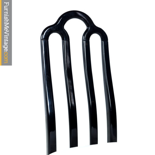 black modern dining chair