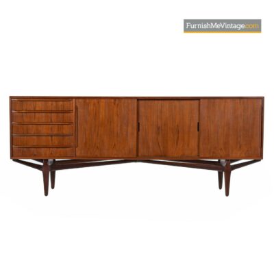danish teak vodder credenza