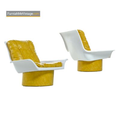 futorian lounge chairs lemon