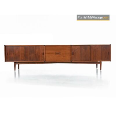 galloways walnut credenza danish modern