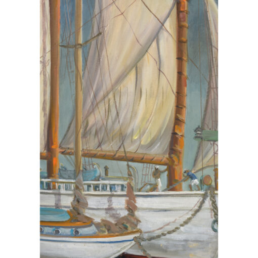 Regina Jackson Chapman Milford sailboat painting