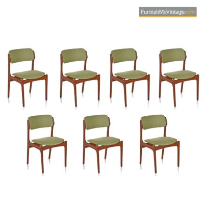 scandinavian modern dining chairs teak