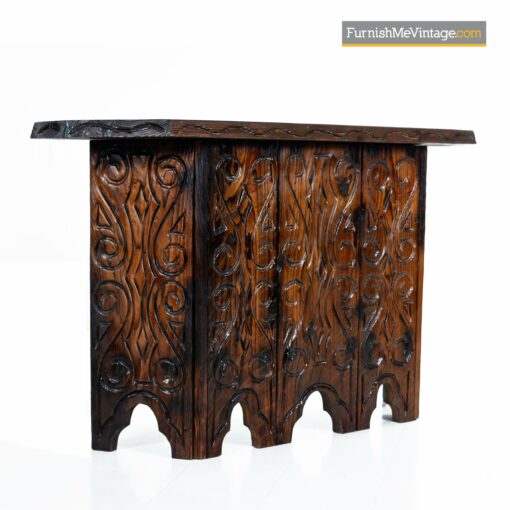 carved tiki bar witco