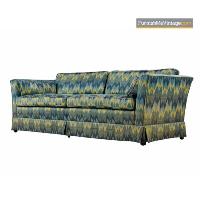 chevron fabric baker sofa