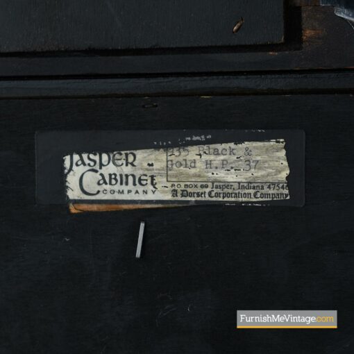 jasper china hutch black lacquer