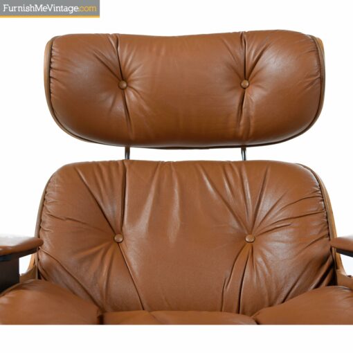 vintage eames chair cognac leather