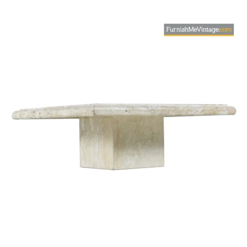 cubist modern stone coffee table