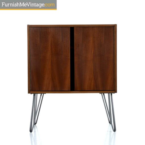 mid century modern record cabinet