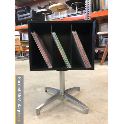 mid-century modern quadraspire record cabinet