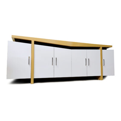 Modern White Credenza