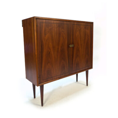 Kipp Stewart Drexel Declaration mid century walnut cabinet