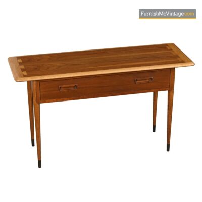 Mid-century modern Lane Acclaim sofa table console table desk