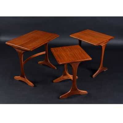 G Plan Danish Modern Teak Nesting Tables