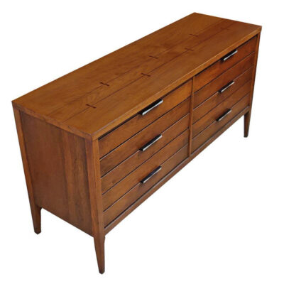 mid-century modern Lane Tuxedo Bow Tie Dresser