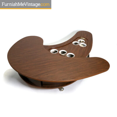 Mid-century modern Grand Server Bar Coffee Table by AH Stock