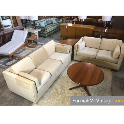 Vintage sofa sleeper mid-century modern 1970s