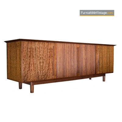 Large 8 feet long mahogany credenza mid-century modern