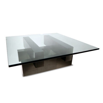 Paul Evans Black Cityscape coffee table
