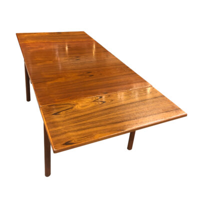 Dixie Danish teak mid-century modern draw leaf table