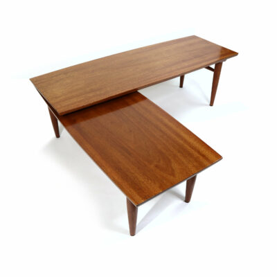 Pivotig Swivel mid-century modern boomerang coffee table