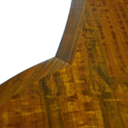 kidney bean shaped mahogany mid century modern dining table