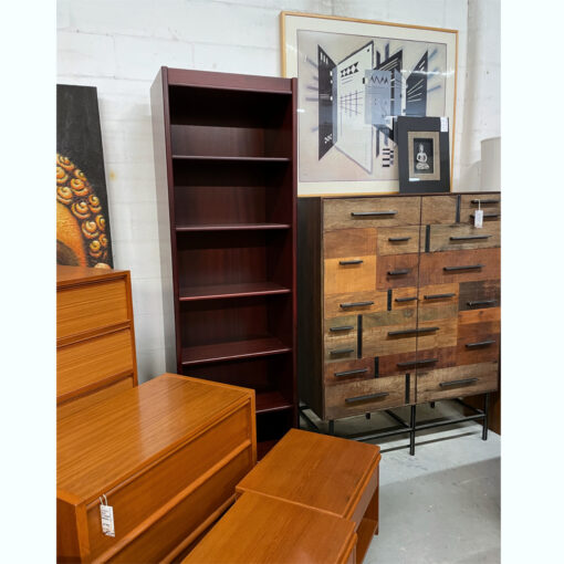 Danish rosewood narrow bookcase