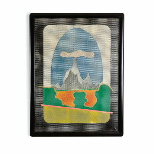 Mario Padovan Paeaggio Op Art Painting