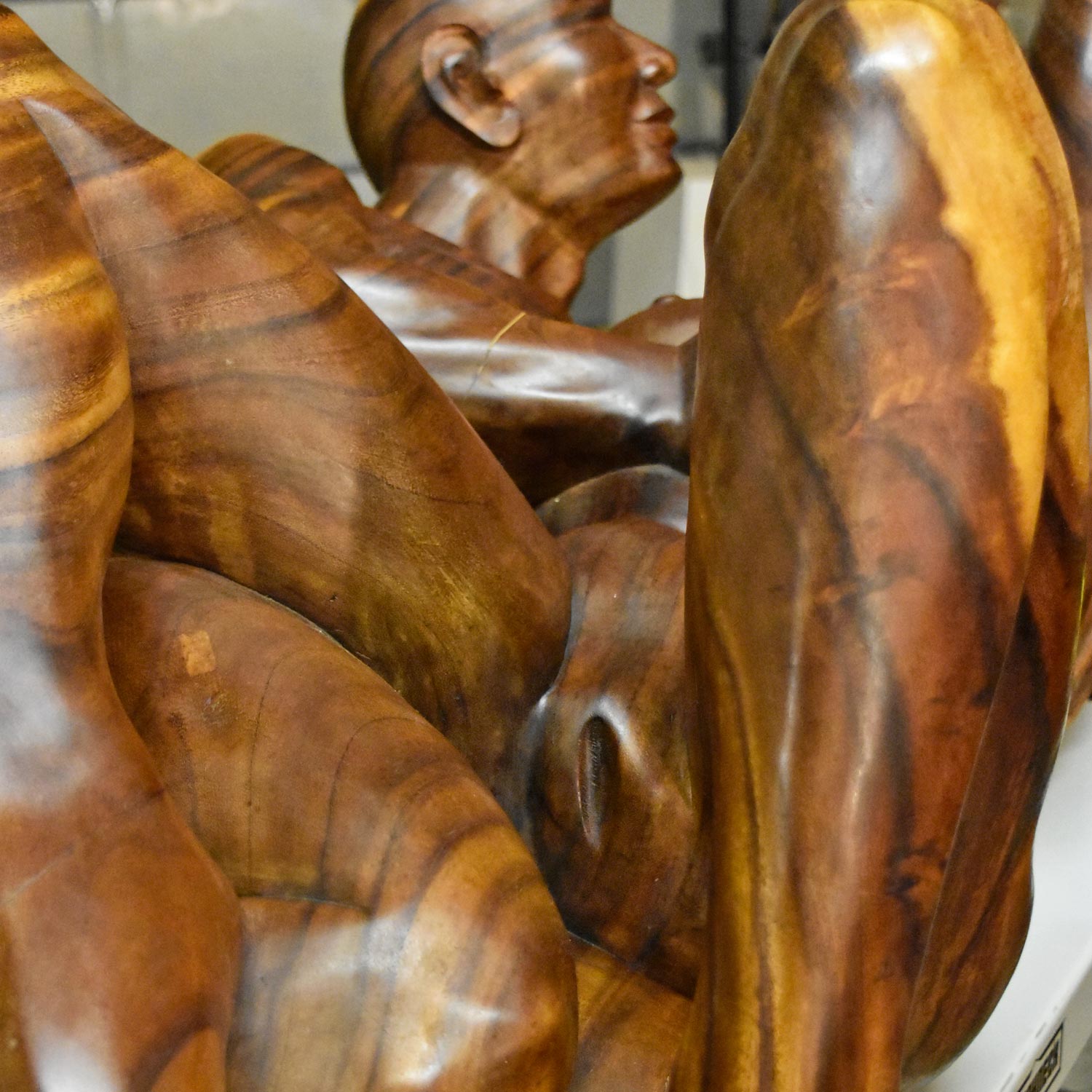 Massive Hand Carved Monkey Pod Exotic Hardwood Lovers ...