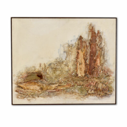 Irma Baker Mixed Media Landscape Earthen Painting
