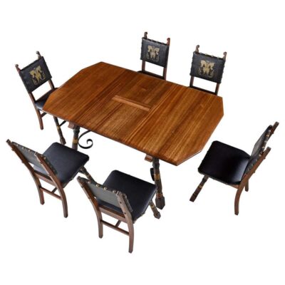 Mahogany Harry Potter Seahorse dining set