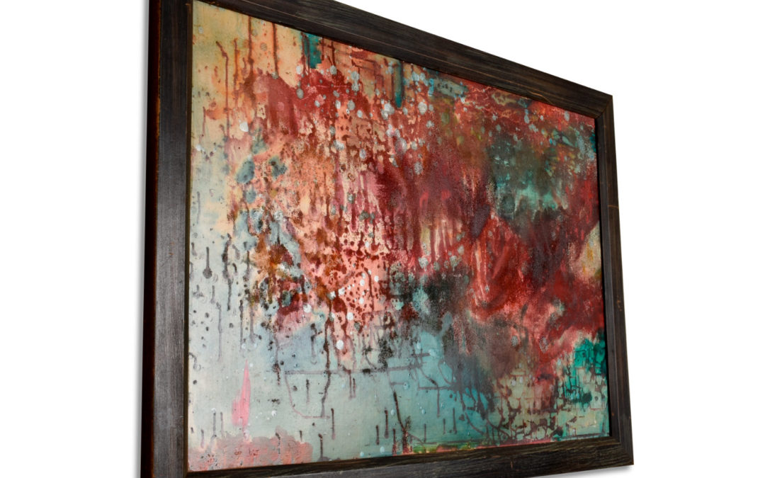 Kaleidoscope Mid Century Modern Abstract Expressionist Painting by Hofmann