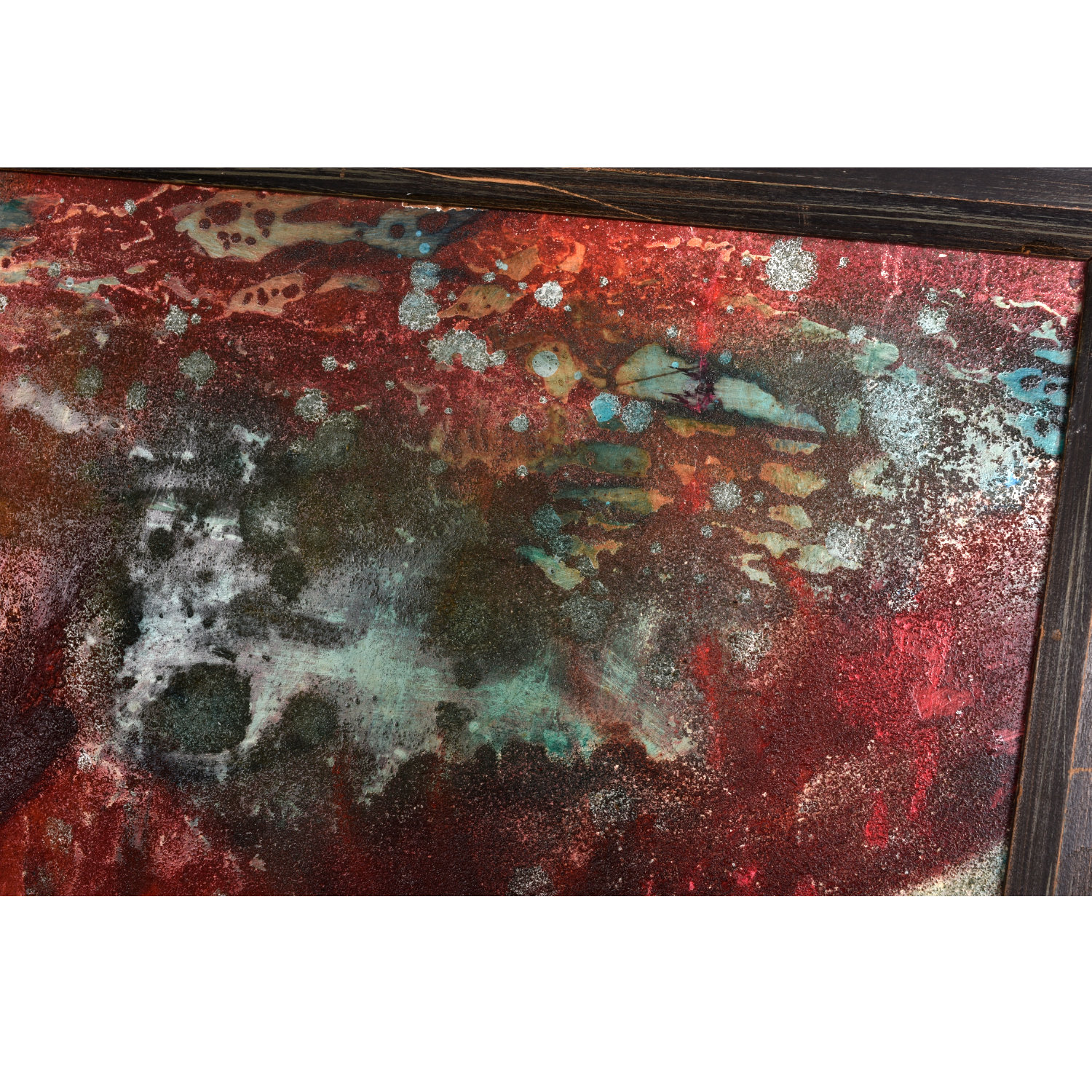 Mid Century Modern Abstract Expressionist Painting by Hofmann Finland Mid Century Modern Abstract Expressionist Painting by Hofmann Finland