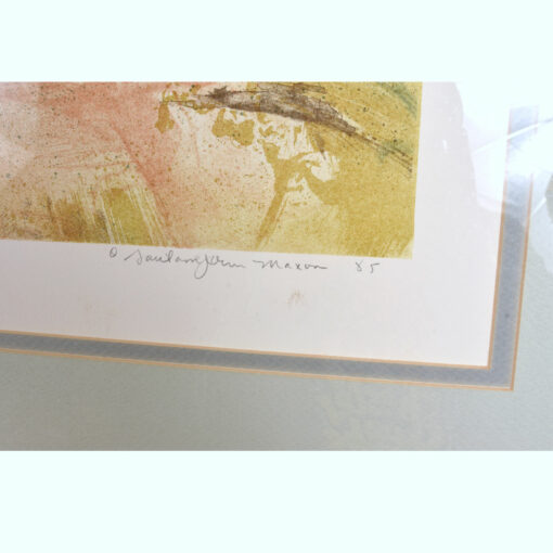 John Maxon Hi Rider landscape seascape Aquatint Etching