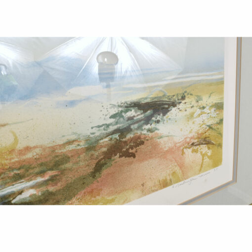 John Maxon Hi Rider landscape seascape Aquatint Etching