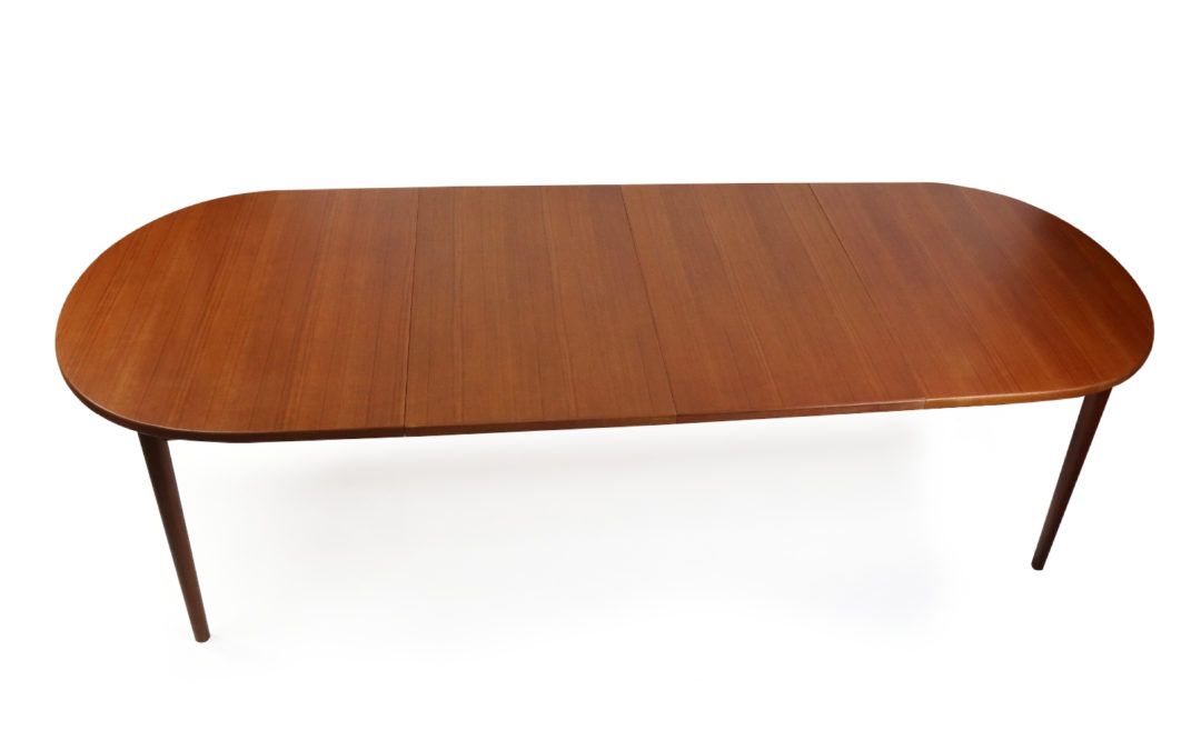Nils Jonsson for Troeds Vintage Expanding Oval Teak Dining Table