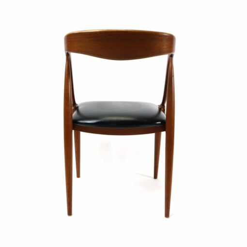 Johannes Andersen for Uldum Mobelfabrik set of 10 vintage 1960s Danish teak dining chairs. Exquisite mid-century modern design on beautifully aged teak.