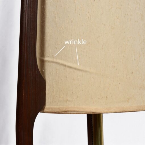 Mid Century Modern Modeline Cone Shaped Walnut Table Lamps
