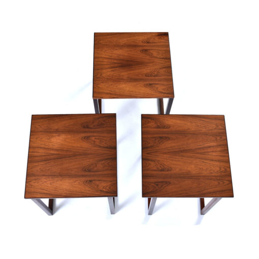 Kai Kristiansen cube rosewood nesting tables