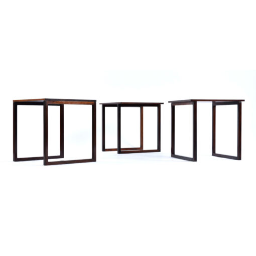 Kai Kristiansen cube rosewood nesting tables
