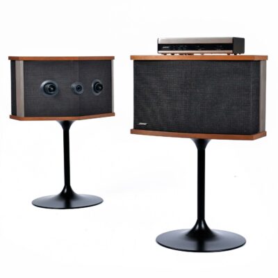 Bose 901 Series V Speakers with Tulip Stands and Equalizer