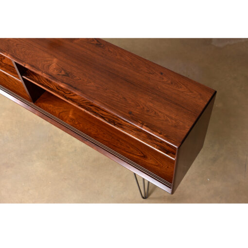 Danish rosewood bookcase or TV stand long and low