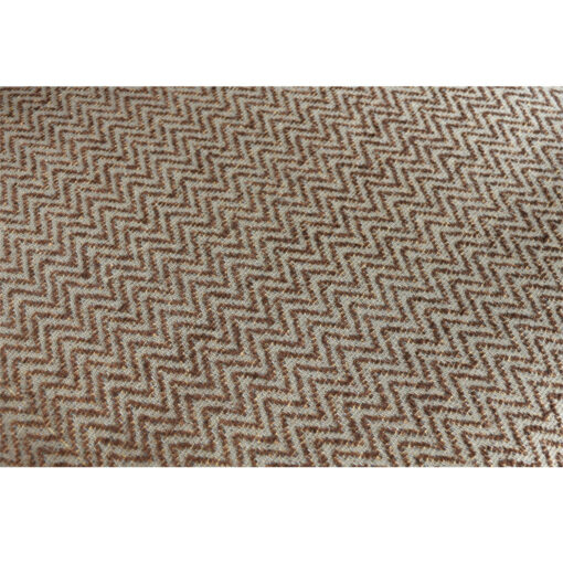 taupe and brown zig zag fabric