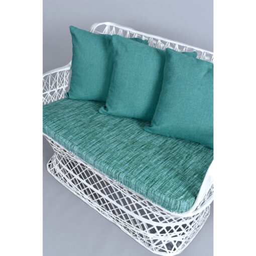 Russell Woodard Vintage Spun Fiberglass outdoor loveseat