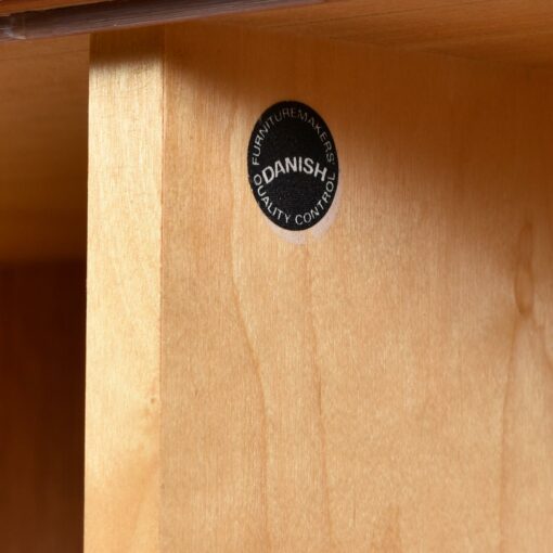 Poul Hundevad Tambour Door Danish Teak Credenza